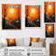 Orangeraie aérienne, pointillisme, salon, art mural-2121954142-2121954129