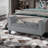 Charming Storage Ottoman Bench For Living Room And Hallway, Enhancing Style And Functionality
