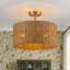 Plafonnier semi-encastré 3 lumières Coastal Boho