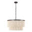 24" 6-Light Dimmable Drum Chandelier-799351358-799351355