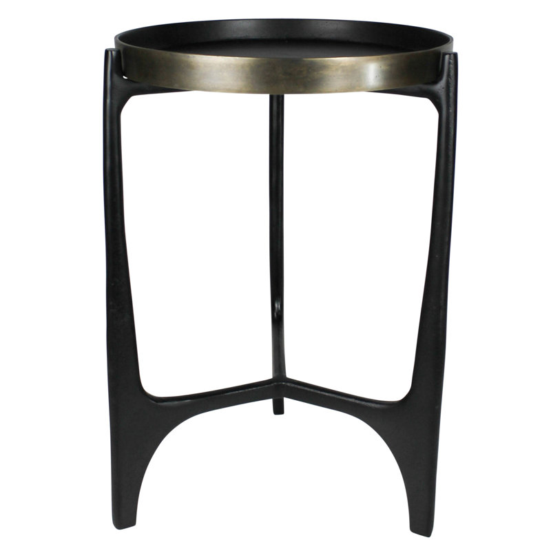 Table-plateau, laiton et bronze