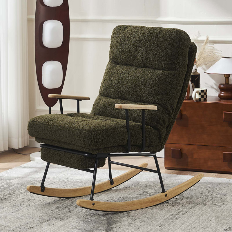 Chaise berçante Kolie, Vert