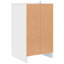 38cm W Manufactured Wood Bedside Table-2066940193