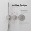 Système de douche thermostatique circulaire à 2 fonctions avec valve brute-94364462