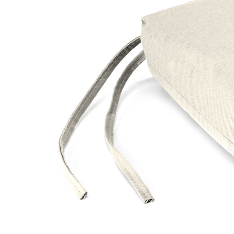 19" x 17" Outdoor Seat Cushion with Ties (Set of 2), White