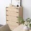 Commode d'appoint en bois simple et moderne