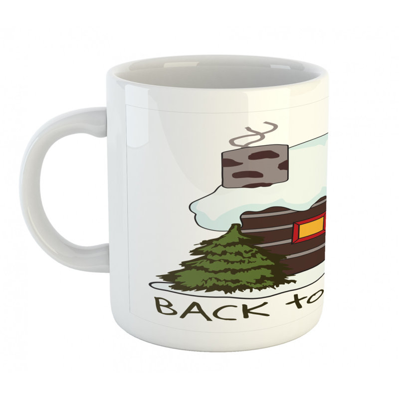 Grande tasse à café log