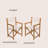 Cukor Coastal Acacia Wood Folding Outdoor Director Chairs, Beige Polyester Fabric Seat & Teak Brown Frame for Patio, Deck & Balcony-1609527897