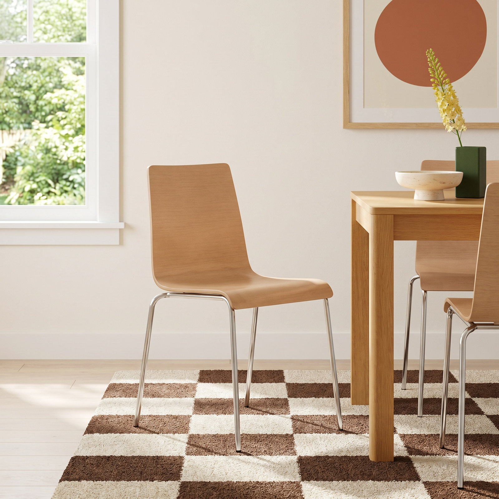 Chair Side Chair, Technical White Oak