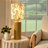 19.5" Boho Resin Table Lamp