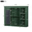 Armoire à pharmacie avec miroir, rangement mural avec porte (sans meuble-lavabo)-884800205