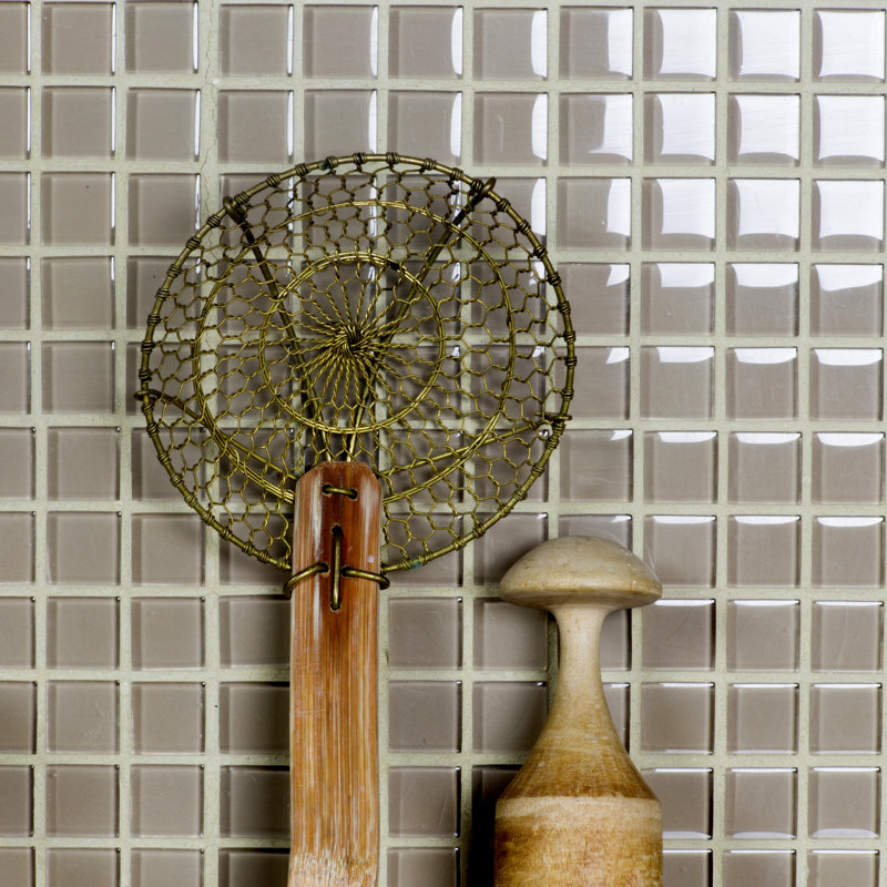 Carrelage mural carré en mosaïque pour piscine et plancher 1 po x 1 po Metro