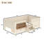 Lit pour enfant de style maison de campagne avec tablettes intégrées et tiroirs de rangement-124950889