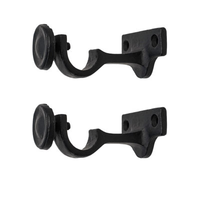 Supports de tringle à rideaux robustes et réglables à fixation murale pour stores