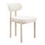 Ensemble de 4 chaises de salle à manger rembourrées modernes pour la salle à manger