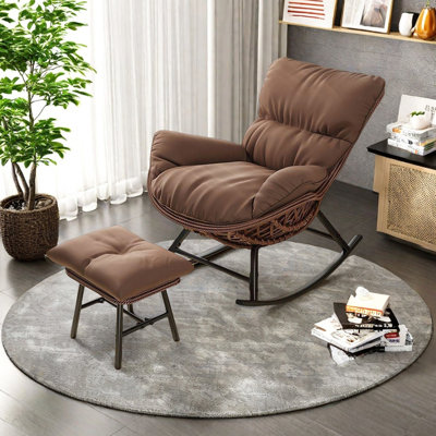 Chaise berçante décontractée Home