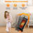 1500w Ptc Space Heater For Indoor Use With Thermostat, 60° Up/down Adjustment