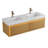 60" Wall-Mounted Double Bathroom Vanity with Sink