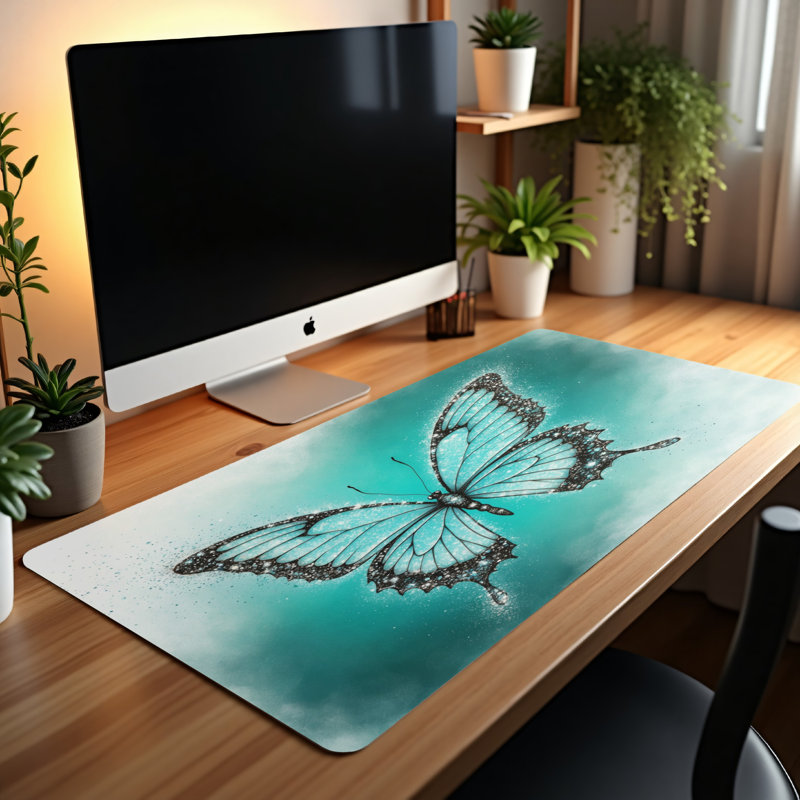 Polyester Desk Pad, 31.5x15.5
