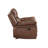Sadarius Polyester Fabric Upholstered Glider Recliner-1491742929