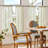 Linen Rod Pocket Floral Farmhouse Cafe Kitchen Curtains-910487228-910487230