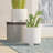 Set of 2 Ceramic Planters Indoor and Outdoor-405657624-405657623