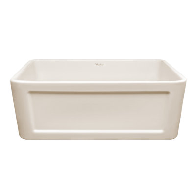 Évier de cuisine réversible à cuve simple en argile réfractaire simple 27 po Whitehaus Collection