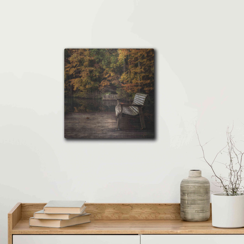 «Autumn Rest» par Danny Head, art mural en métal, H 12 po x l 12 po