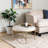 Agatha Modern Rustic Accent Ottoman