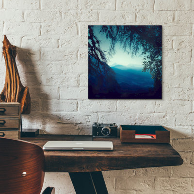 «Blue Morning» par Dirk Wustenhagen, art mural en verre acrylique