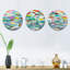 Modern Abstract Wall Decor on Metal