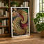 Golden Spirals and Berries Art Deco 1 Piece Wrapped Canvas Wall Art-399171177-399171183