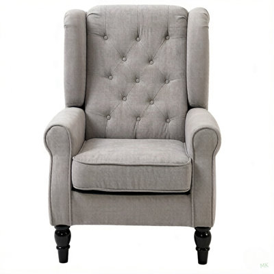 High Wingback Reading Chair,Accent Chair,Button Tufted Accent Chair(Only Accent Chair)