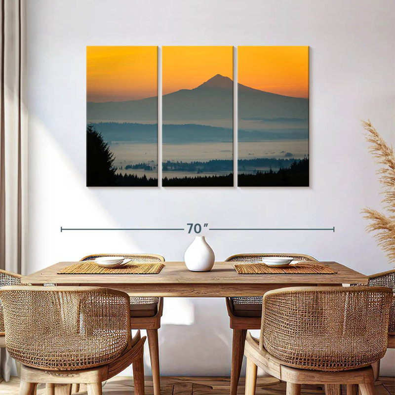 Alvord Mt. Hood At Dawn, H 36 po x l 57 po