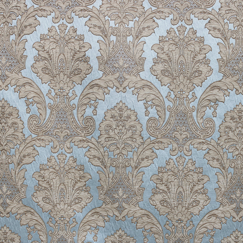 Damask Chenille | Evangeline Fabric, Sky