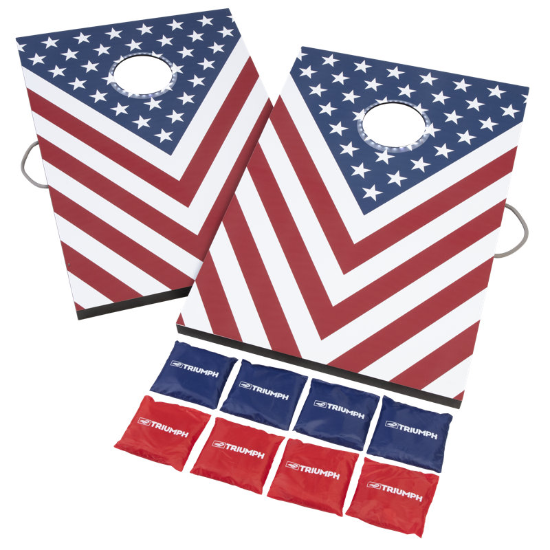 Patriotic LED 2x3 Cornhole Set with Bean Bags