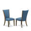 Table de salle à manger 5 pièces en bois massif avec 4 chaises Parson et dossier en treillis-244907808-244907865-245316370