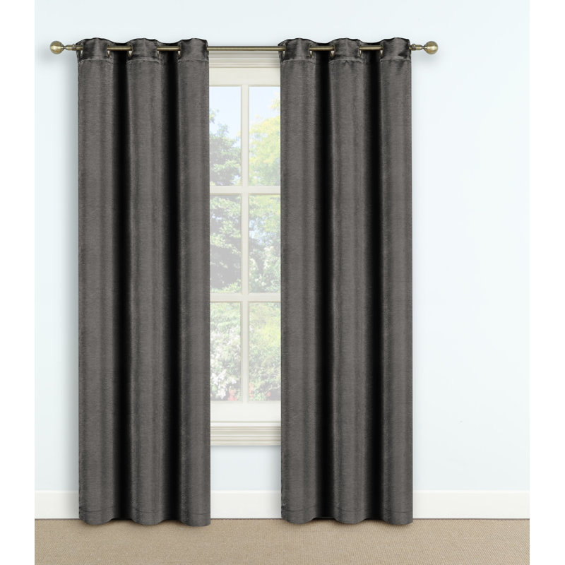 Steubenville Curtain Single Panel, 42"W x 63"L, Iron