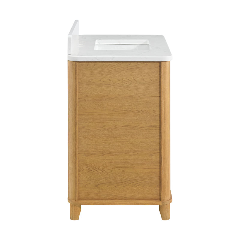 Kathryne 36" Bathroom Vanity In Natural Enhanced Oak, 36", Enhanced Natural Oak