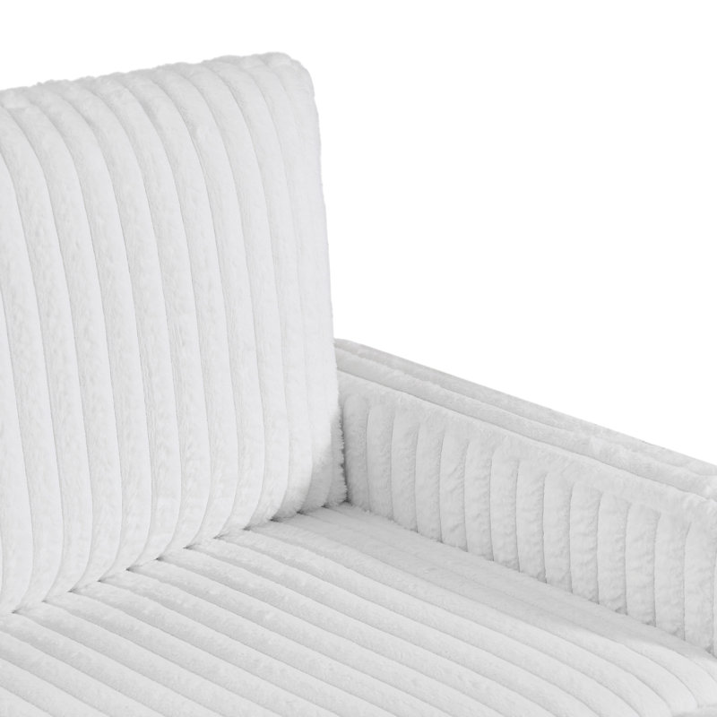Canapé rembourré de salon avec surface en tissu / canapé Chesterfield en tissu touffeté, grand