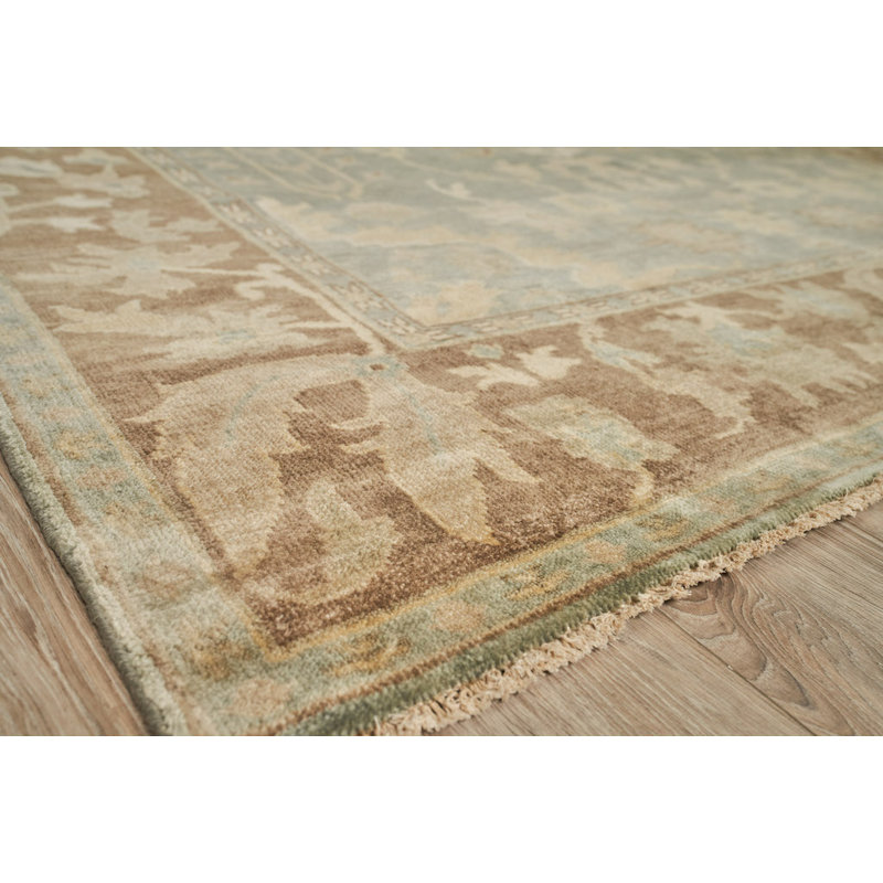 Antique Weave Oushak Wool Oriental Area Rug, Rectangle 10' x 14'