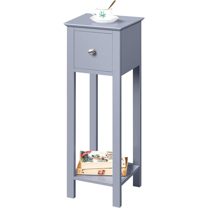 Aneesia 25cm W Manufactured Wood Bedside Table