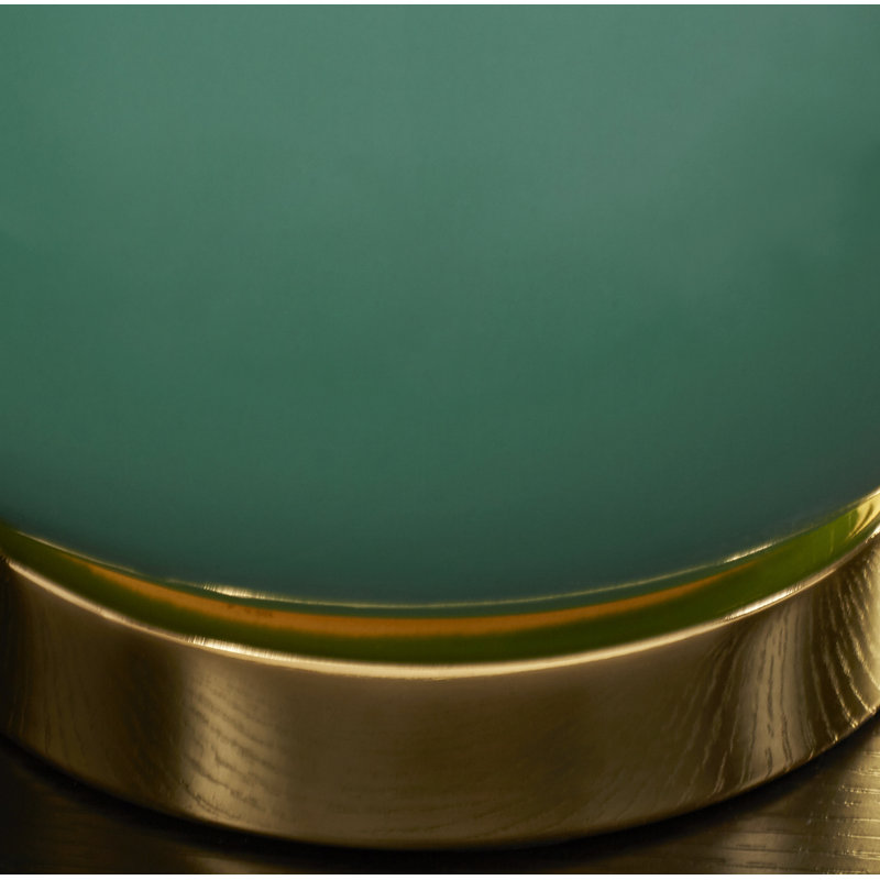 SantaAna Ceramic Table Lamp, Emerald