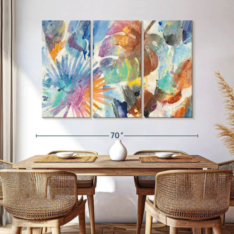 Harnek Palm Abstract, 42" H x 65" W