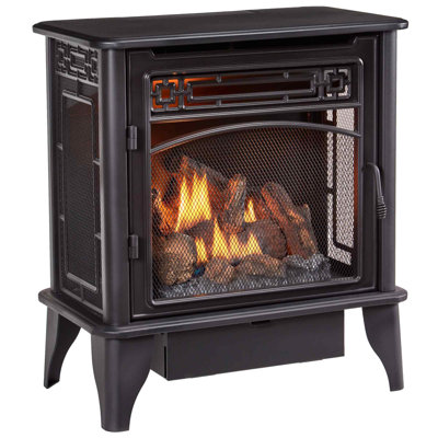 ProCom Dual Fuel Ventless Gas Stove 3-Sided - 23,000 BTU, T-Stat Control - Model# PCNSD25TA