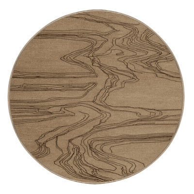 Machine Washable Turkish Beige Area Rug