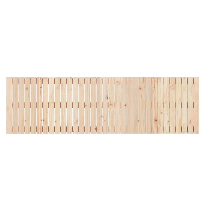 Wall Headboard Solid Wood Pine, 60cm H x 204cm W x 3cm D
