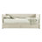 Beige Corduroy Daybed With Two Drawers And Solid Wood Slat - Space Stylish Twin Size Headboard Bedroom Essential