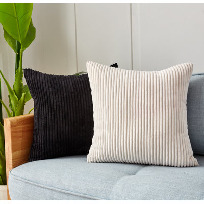 Set Of 2 Square 18"x18" Mixed Colors Of Throw Pillow Covers