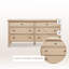 Commode décorative en bois American Wind Bucket